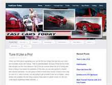 Tablet Screenshot of fastcarstoday.com